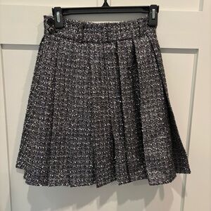 Dice Kayek Tweed Pleated Skirt